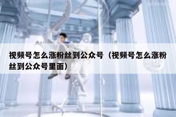视频号怎么涨粉丝到公众号(视频号怎么涨粉丝到公众号里面) 第1张 视频号怎么涨粉丝到公众号(视频号怎么涨粉丝到公众号里面) 第1张