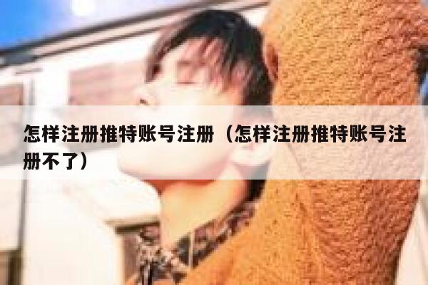 怎样注册推特账号注册（怎样注册推特账号注册不了） 第1张