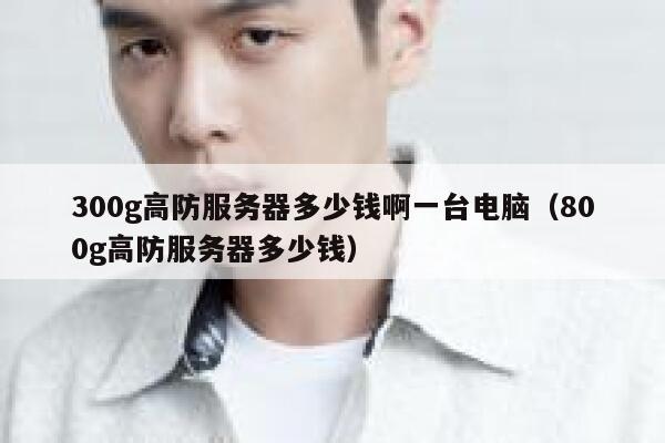 300g高防服务器多少钱啊一台电脑（800g高防服务器多少钱） 第1张