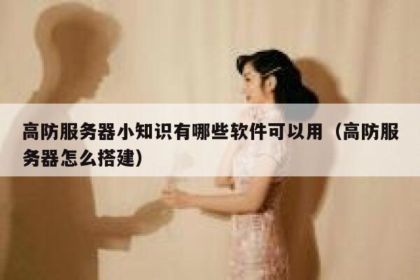 高防服务器小知识有哪些软件可以用（高防服务器怎么搭建） 第1张