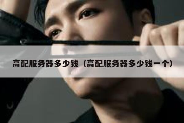 高配服务器多少钱（高配服务器多少钱一个） 第1张