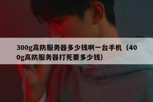300g高防服务器多少钱啊一台手机（400g高防服务器打死要多少钱） 第1张