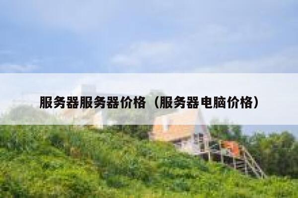 服务器服务器价格（服务器电脑价格） 第1张