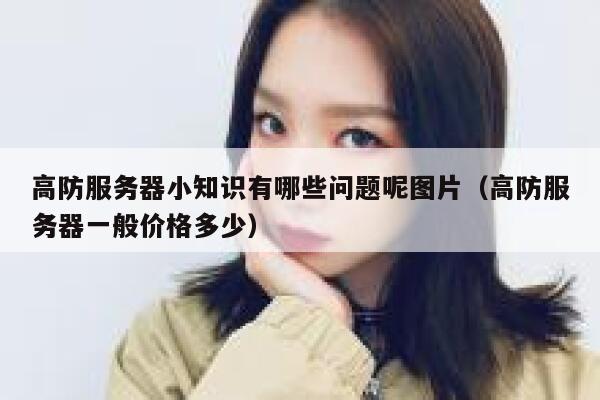 高防服务器小知识有哪些问题呢图片（高防服务器一般价格多少） 第1张