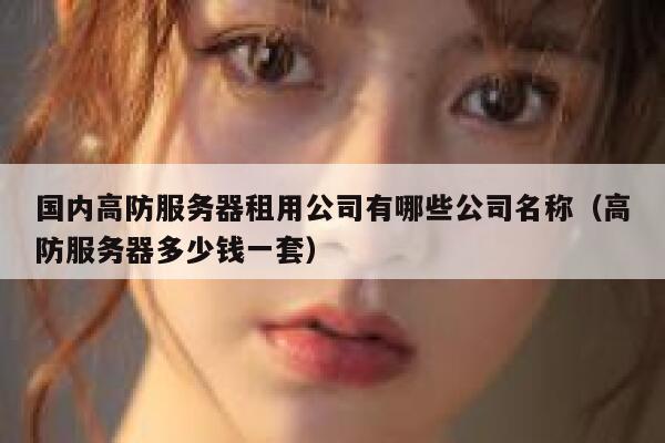 国内高防服务器租用公司有哪些公司名称（高防服务器多少钱一套） 第1张