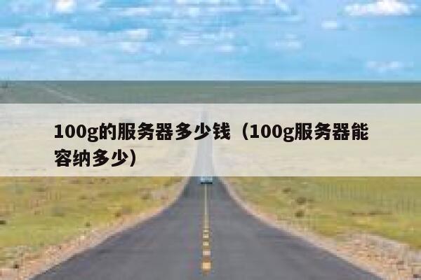 100g的服务器多少钱(100g服务器能容纳多少) 第1张 100g的服务器多少钱(100g服务器能容纳多少) 第1张