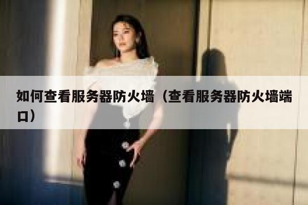 如何查看服务器防火墙(查看服务器防火墙端口) 第1张 如何查看服务器防火墙(查看服务器防火墙端口) 第1张