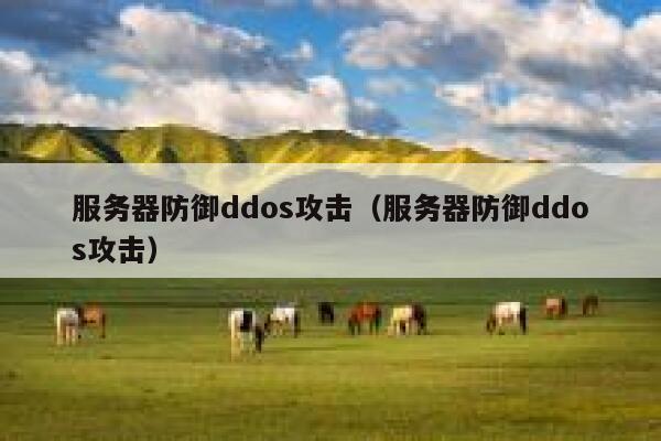服务器防御ddos攻击（服务器防御ddos攻击） 第1张