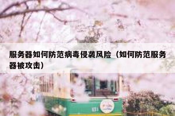 服务器如何防范病毒侵袭风险（如何防范服务器被攻击） 第1张