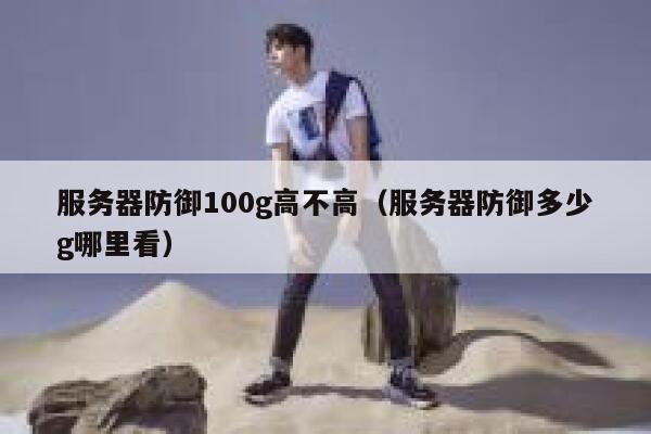 服务器防御100g高不高（服务器防御多少g哪里看） 第1张