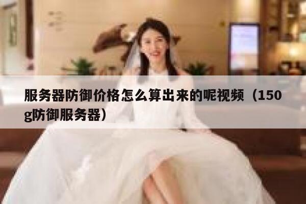 服务器防御价格怎么算出来的呢视频（150g防御服务器） 第1张
