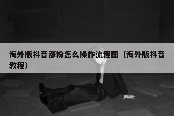 海外版抖音涨粉怎么操作流程图(海外版抖音教程) 第1张 海外版抖音涨粉怎么操作流程图(海外版抖音教程) 第1张