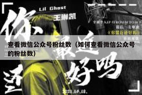 查看微信公众号粉丝数（如何查看微信公众号的粉丝数） 第1张