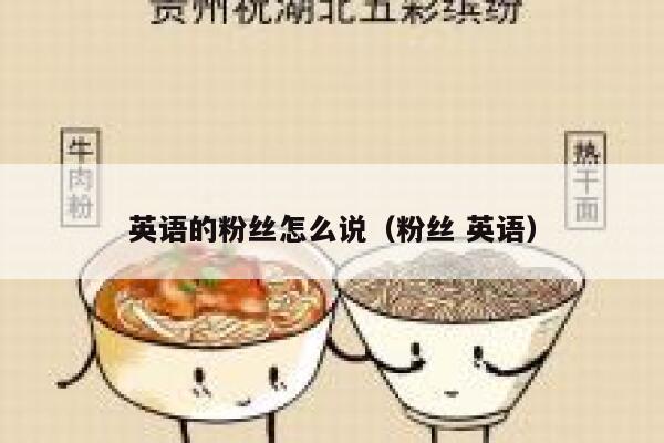 英语的粉丝怎么说（粉丝 英语） 第1张