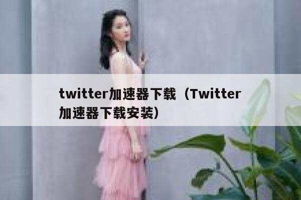 twitter加速器下载（Twitter加速器下载安装） 第1张