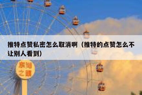 推特点赞私密怎么取消啊(推特的点赞怎么不让别人看到) 第1张 推特点赞私密怎么取消啊(推特的点赞怎么不让别人看到) 第1张