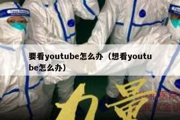 要看youtube怎么办（想看youtube怎么办） 第1张