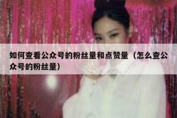 如何查看公众号的粉丝量和点赞量（怎么查公众号的粉丝量） 第1张