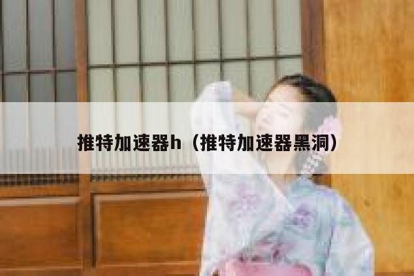 推特加速器h（推特加速器黑洞） 第1张