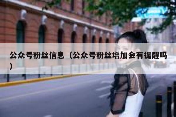 公众号粉丝信息(公众号粉丝增加会有提醒吗) 第1张 公众号粉丝信息(公众号粉丝增加会有提醒吗) 第1张