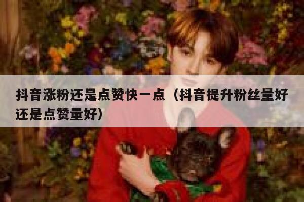 抖音涨粉还是点赞快一点（抖音提升粉丝量好还是点赞量好） 第1张