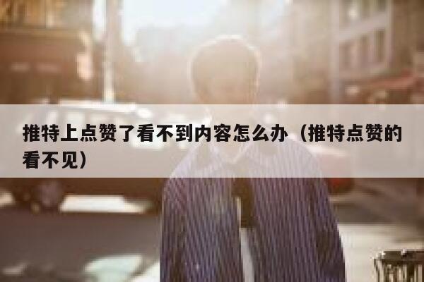 推特上点赞了看不到内容怎么办（推特点赞的看不见） 第1张