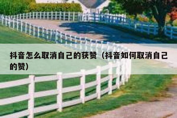 抖音怎么取消自己的获赞（抖音如何取消自己的赞） 第1张