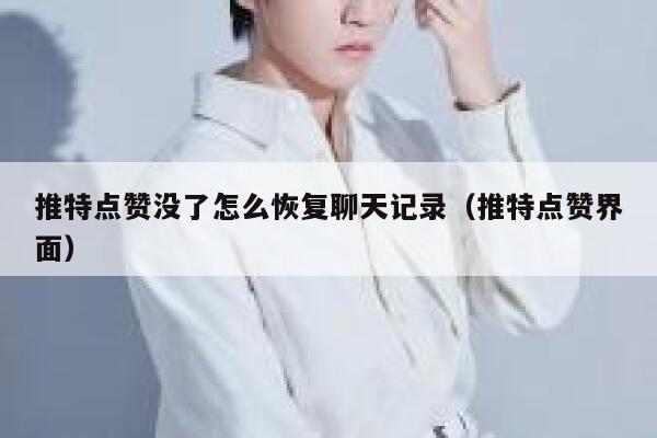 推特点赞没了怎么恢复聊天记录（推特点赞界面） 第1张
