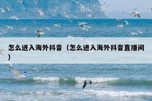 怎么进入海外抖音（怎么进入海外抖音直播间） 第1张