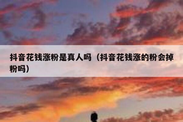 抖音花钱涨粉是真人吗（抖音花钱涨的粉会掉粉吗） 第1张