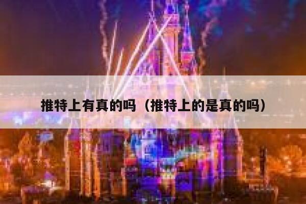 推特上有真的吗（推特上的是真的吗） 第1张