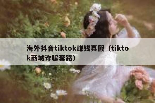 海外抖音tiktok赚钱真假（tiktok商城诈骗套路） 第1张