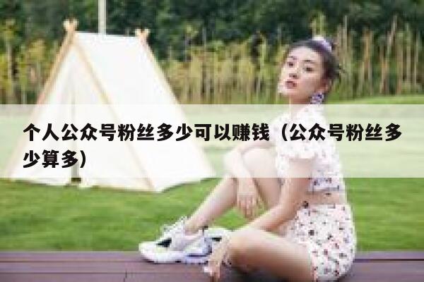 个人公众号粉丝多少可以赚钱（公众号粉丝多少算多） 第1张