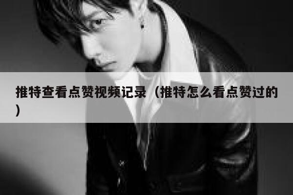 推特查看点赞视频记录（推特怎么看点赞过的） 第1张