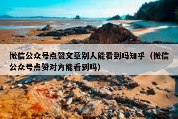 微信公众号点赞文章别人能看到吗知乎（微信公众号点赞对方能看到吗） 第1张