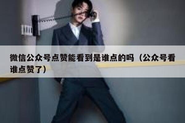 微信公众号点赞能看到是谁点的吗（公众号看谁点赞了） 第1张