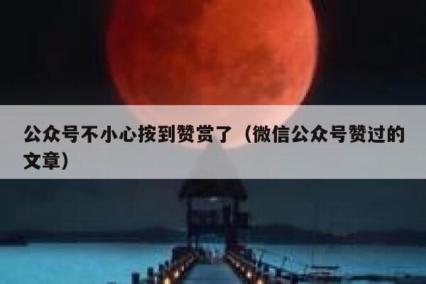 公众号不小心按到赞赏了（微信公众号赞过的文章） 第1张