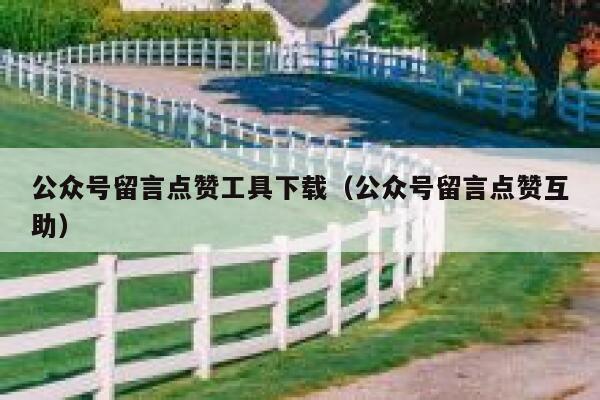 公众号留言点赞工具下载（公众号留言点赞互助） 第1张