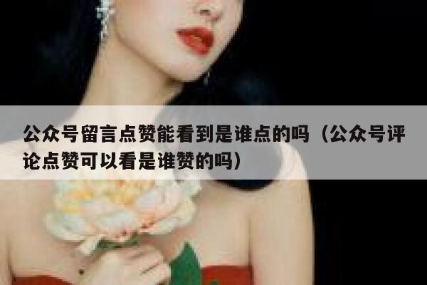 公众号留言点赞能看到是谁点的吗(公众号评论点赞可以看是谁赞的吗) 第1张 公众号留言点赞能看到是谁点的吗(公众号评论点赞可以看是谁赞的吗) 第1张