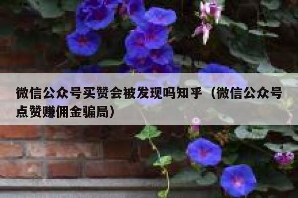微信公众号买赞会被发现吗知乎(微信公众号点赞赚佣金骗局) 第1张 微信公众号买赞会被发现吗知乎(微信公众号点赞赚佣金骗局) 第1张