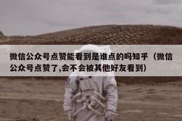 微信公众号点赞能看到是谁点的吗知乎(微信公众号点赞了,会不会被其他好友看到) 第1张 微信公众号点赞能看到是谁点的吗知乎(微信公众号点赞了,会不会被其他好友看到) 第1张