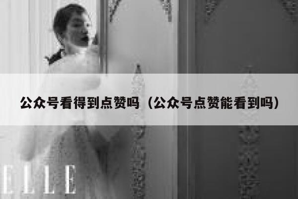 公众号看得到点赞吗（公众号点赞能看到吗） 第1张