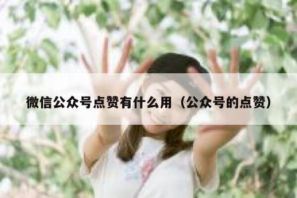 微信公众号点赞有什么用（公众号的点赞） 第1张