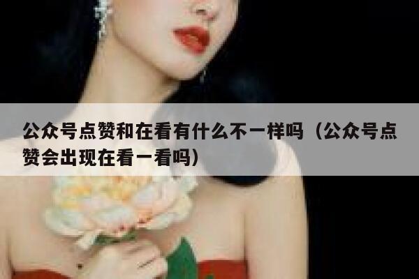 公众号点赞和在看有什么不一样吗（公众号点赞会出现在看一看吗） 第1张