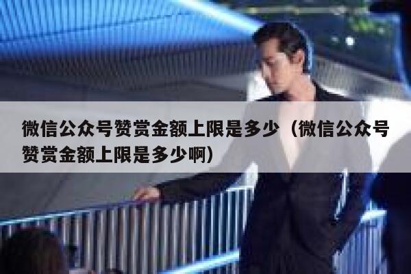 微信公众号赞赏金额上限是多少(微信公众号赞赏金额上限是多少啊) 第1张 微信公众号赞赏金额上限是多少(微信公众号赞赏金额上限是多少啊) 第1张