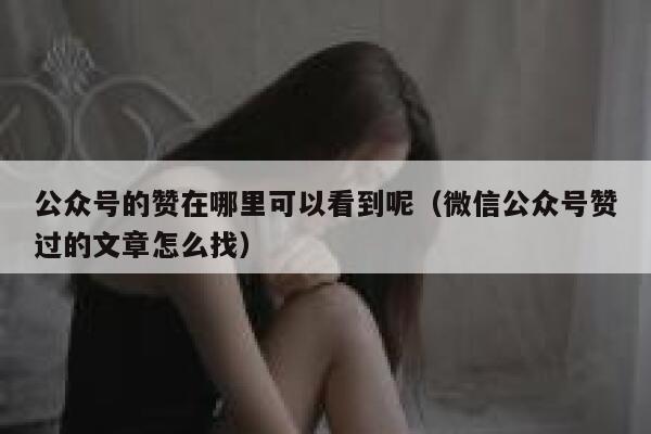 公众号的赞在哪里可以看到呢（微信公众号赞过的文章怎么找） 第1张