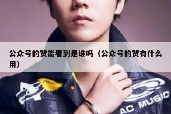 公众号的赞能看到是谁吗（公众号的赞有什么用） 第1张