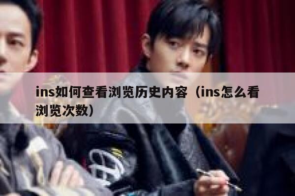 ins如何查看浏览历史内容(ins怎么看浏览次数) 第1张 ins如何查看浏览历史内容(ins怎么看浏览次数) 第1张