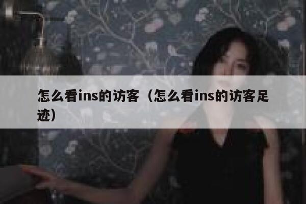怎么看ins的访客（怎么看ins的访客足迹） 第1张