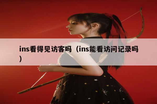 ins看得见访客吗（ins能看访问记录吗） 第1张